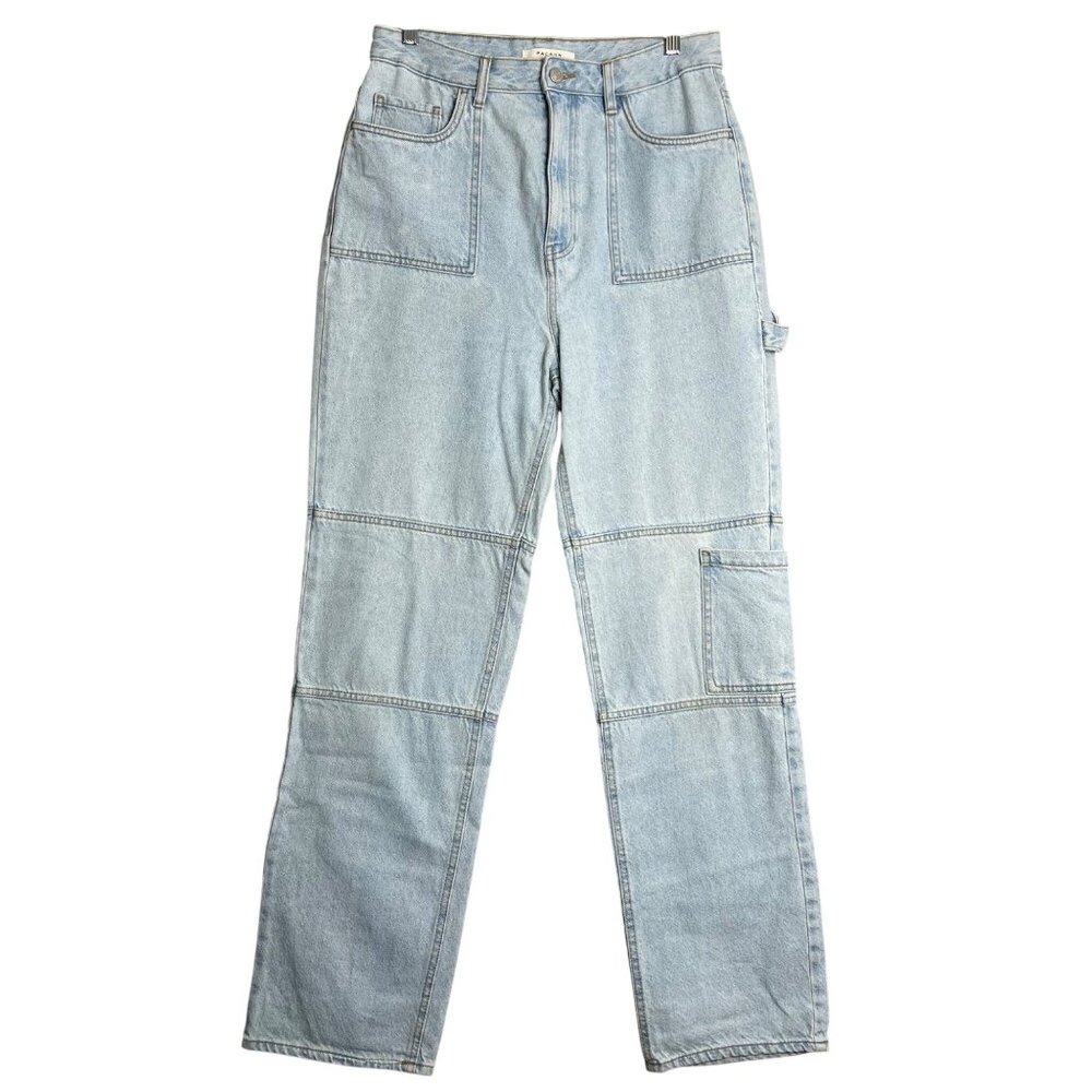 Pacsun 90s BF Carpenter Jeans Womens 30 Light‎ Wash Blue Relaxed High Rise